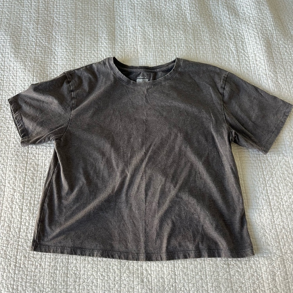 colsie cropped tee